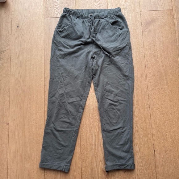 OAK + FORT SAGE GREEN LOUNGE PANTS - XS - Picture 9 of 17